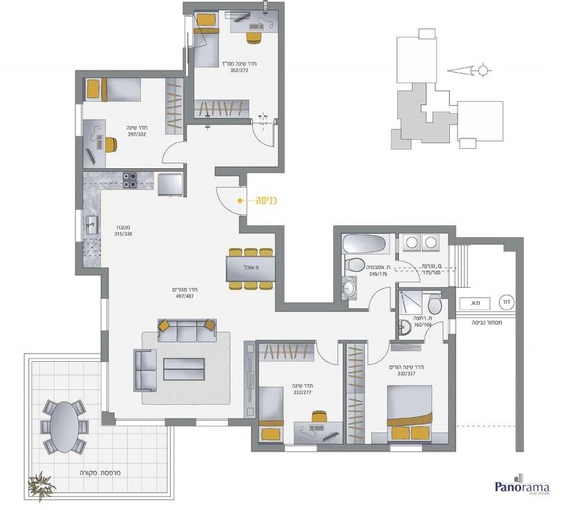 Apartment 5 Rooms Ashkelon Barnea 233-IBL-1225