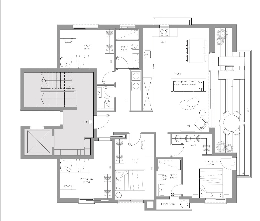 Mini-Penthouse 5 Rooms Tel Aviv Shenkin 342-IBL-6620