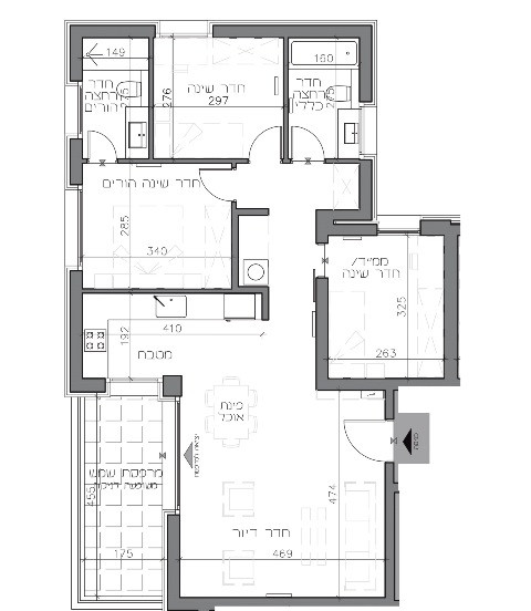 Apartment 2.5 Rooms Jerusalem Kiryat Yovel 511-IBL-1408