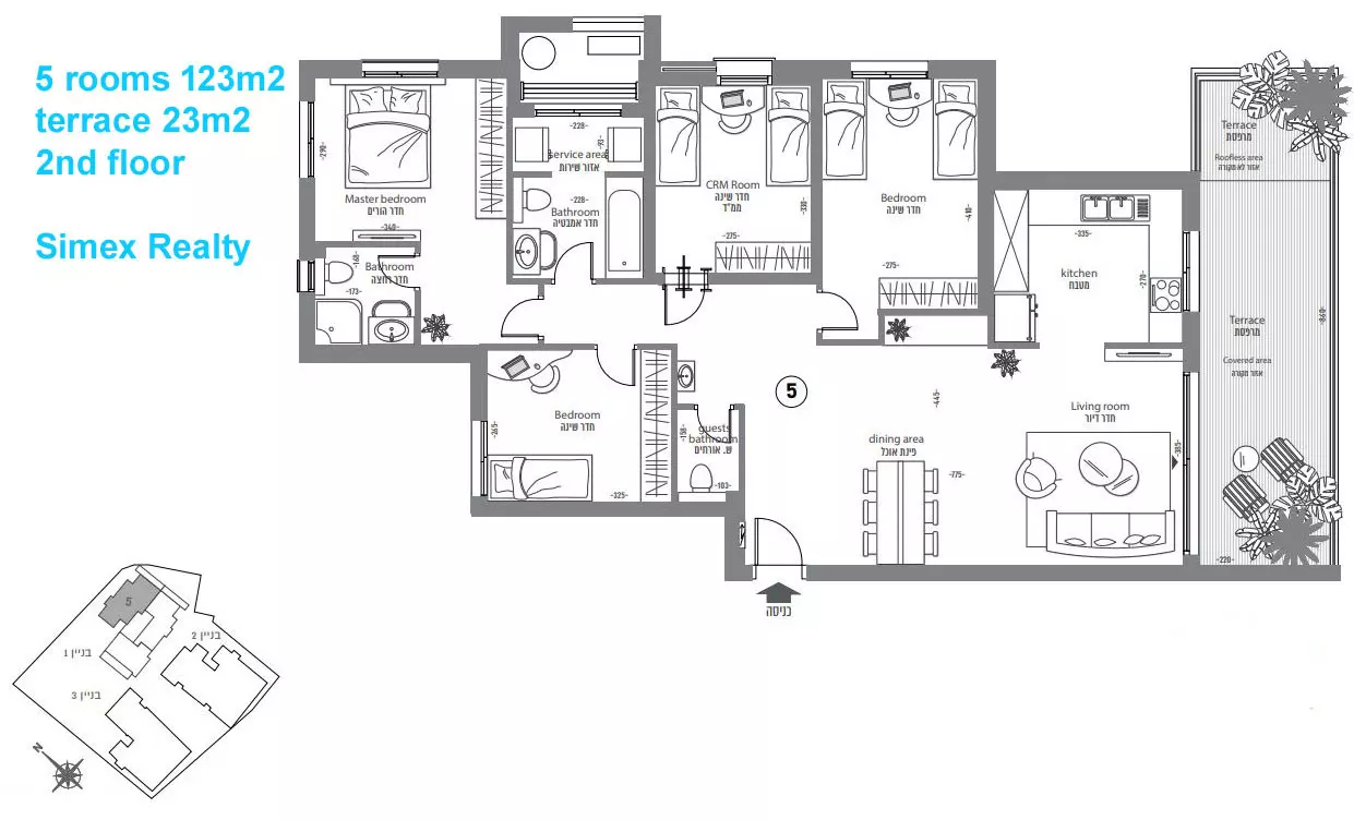 Nuovo progetto Ramat Bet Shemesh - 3-4-5 stanze, piano giardino e attici