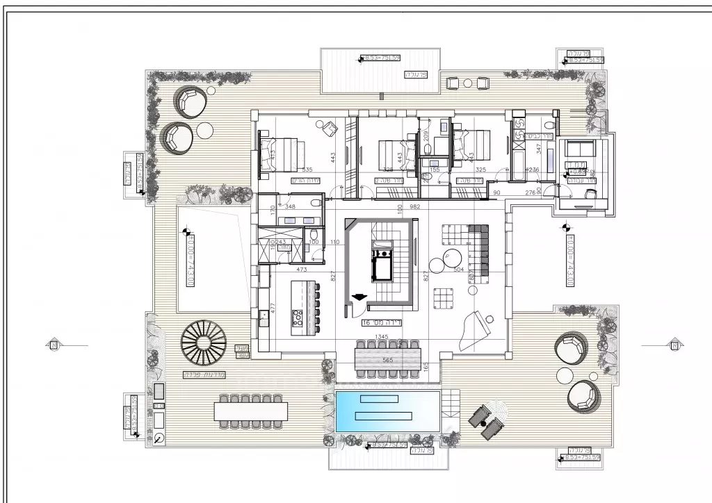 Penthouse 6 rooms Jerusalem Mochava Germanit 1-IBL-2683