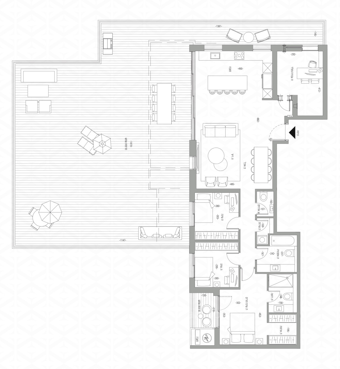 Apartment 5 Rooms Herzliya Galil Yam 144-IBL-666