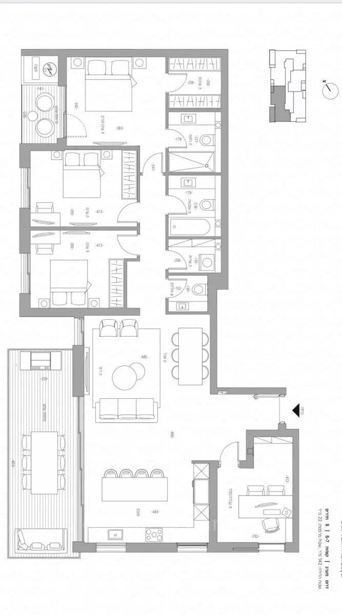 Apartment 5 rooms Herzliya Galil Yam 144-IBL-666