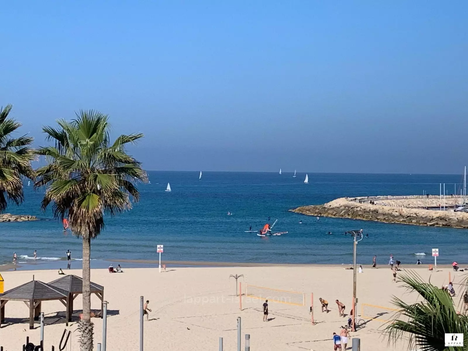 Duplex 4 rooms Tel Aviv quarter of the sea 175-IBL-2560