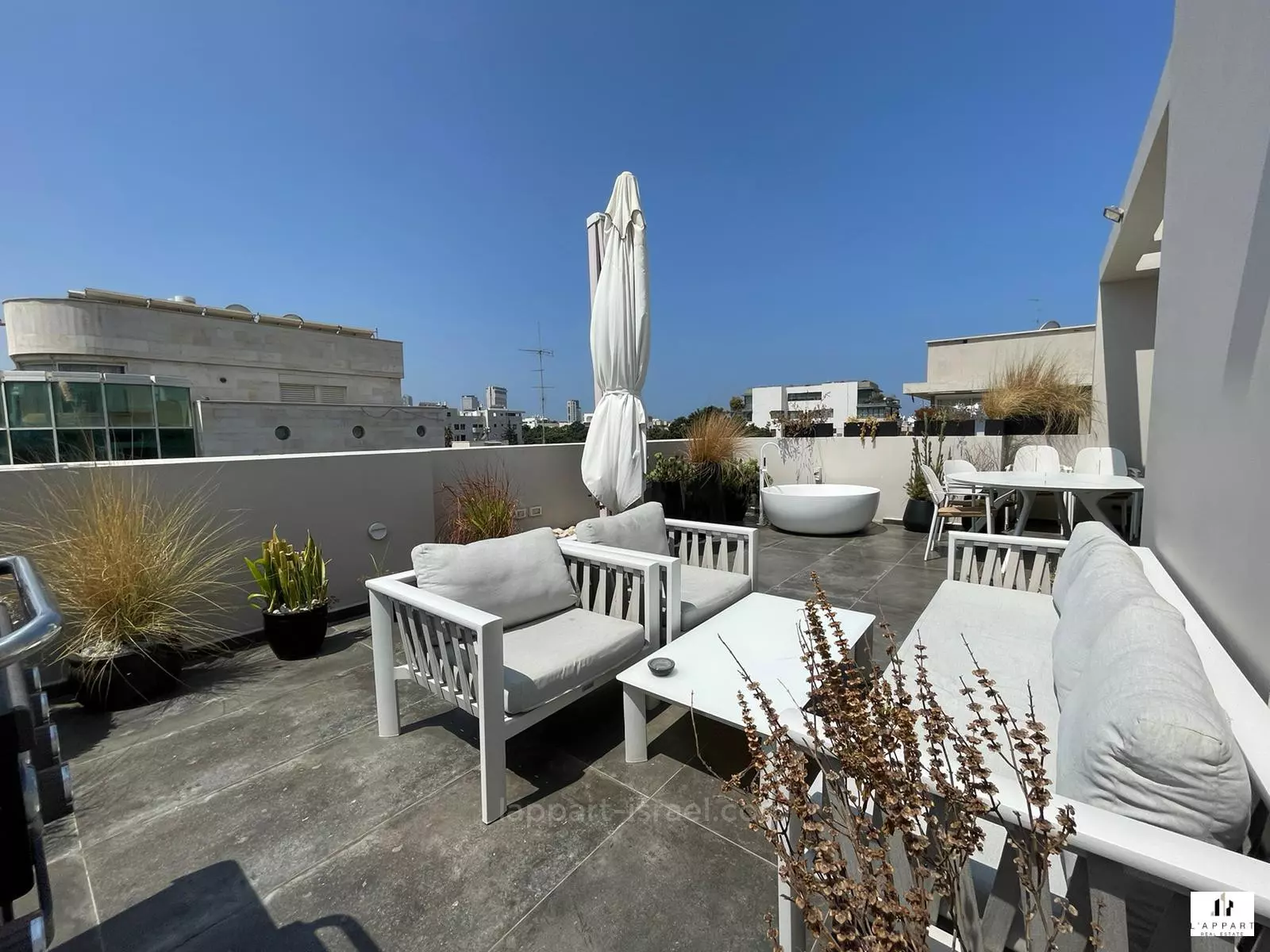 Duplex-Penthouse 3 rooms Tel Aviv Lev Tel-Aviv 175-IBL-3389