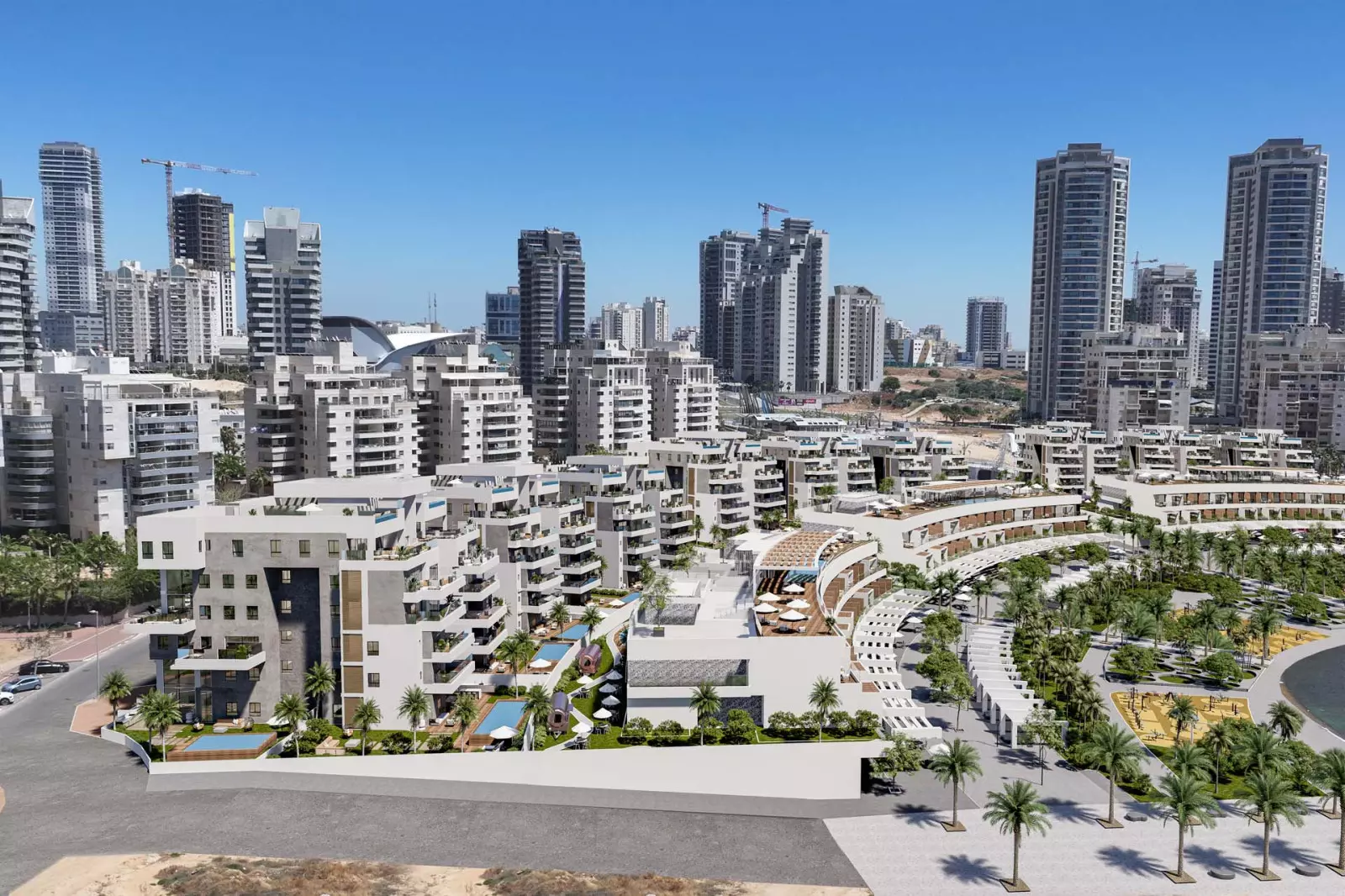 Mini-Penthouse 3 rooms Ashdod Marina 210-IBL-2058