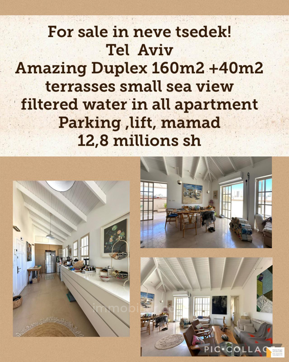 Duplex 4 Rooms Tel Aviv Neve Tsedek 232-IBL-3822