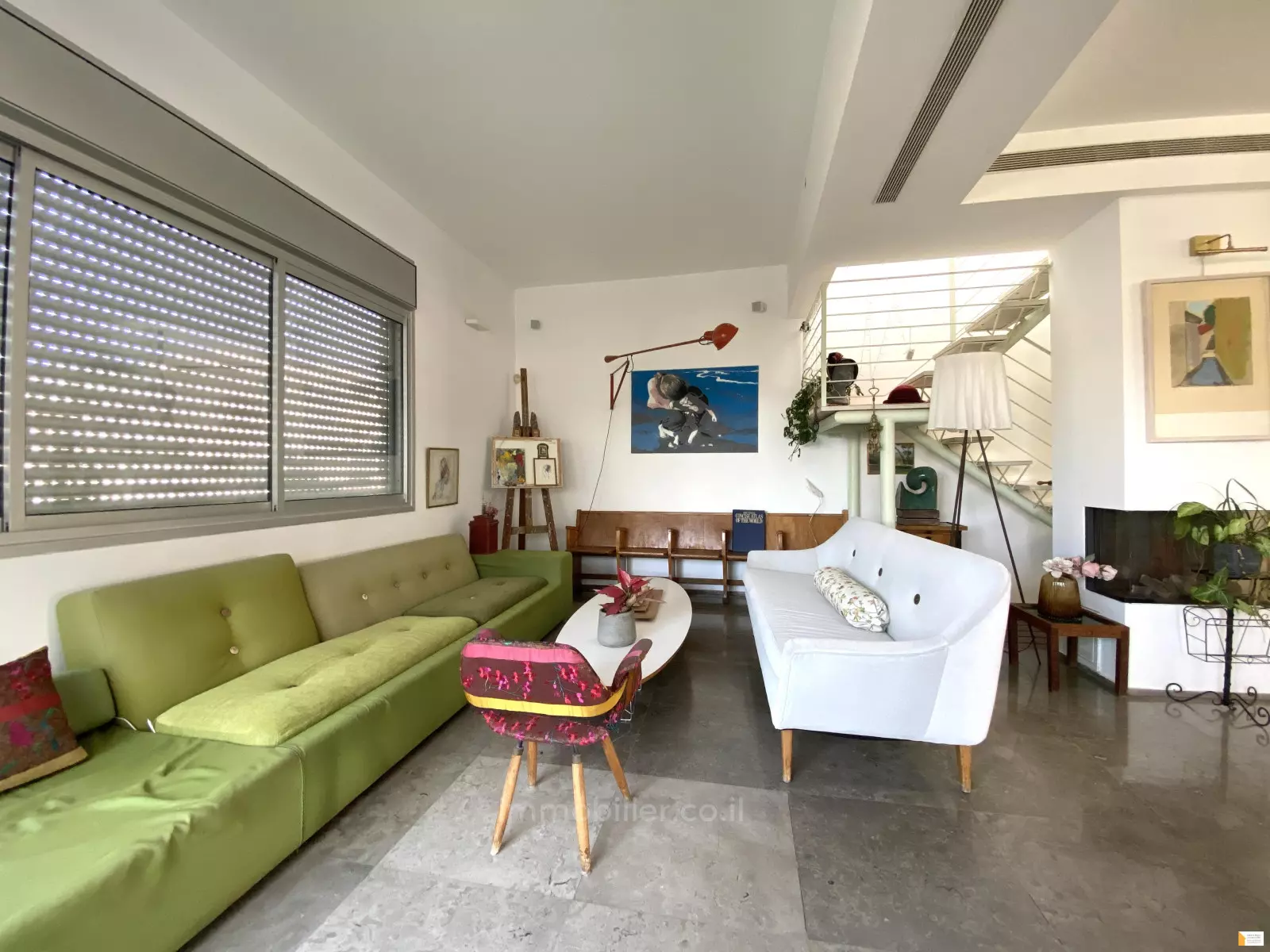 Duplex 4 rooms Tel Aviv quarter of the sea 232-IBL-3857