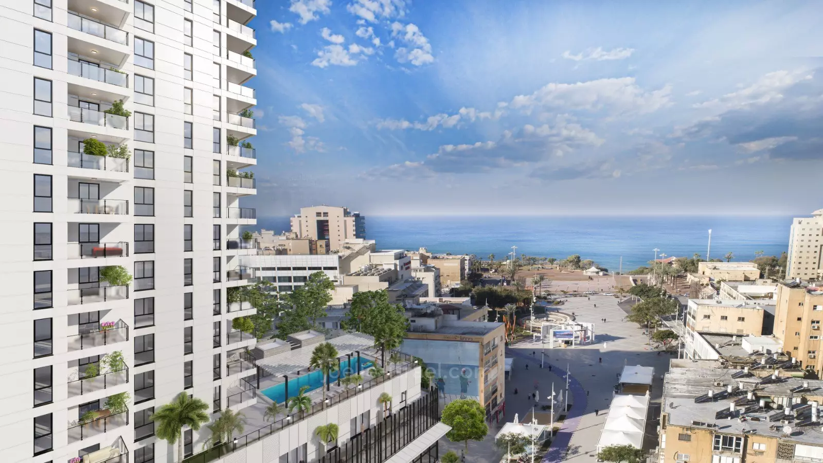 Apartment 4 rooms Netanya Kikar 316-IBL-1452