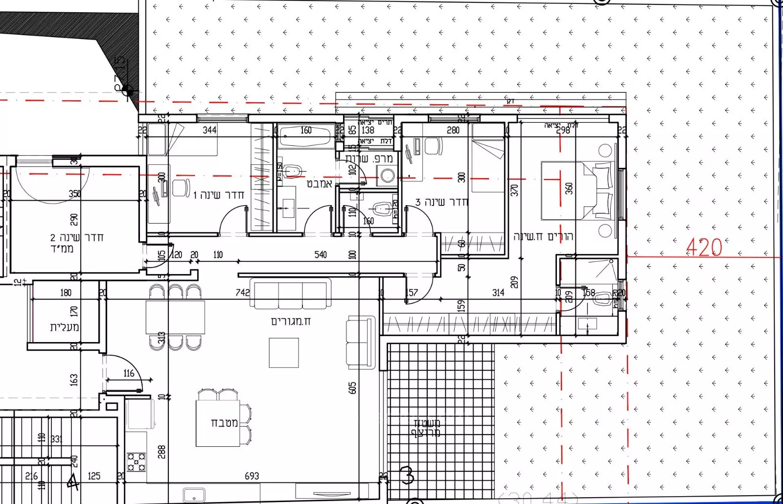 Apartment 5 Rooms Netanya City center 316-IBL-1698