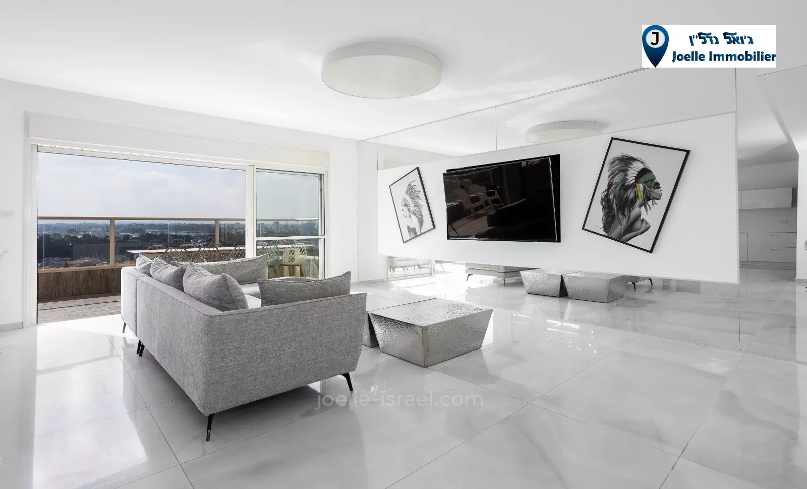 Duplex-Penthouse 6 Rooms Netanya City center 316-IBL-1717