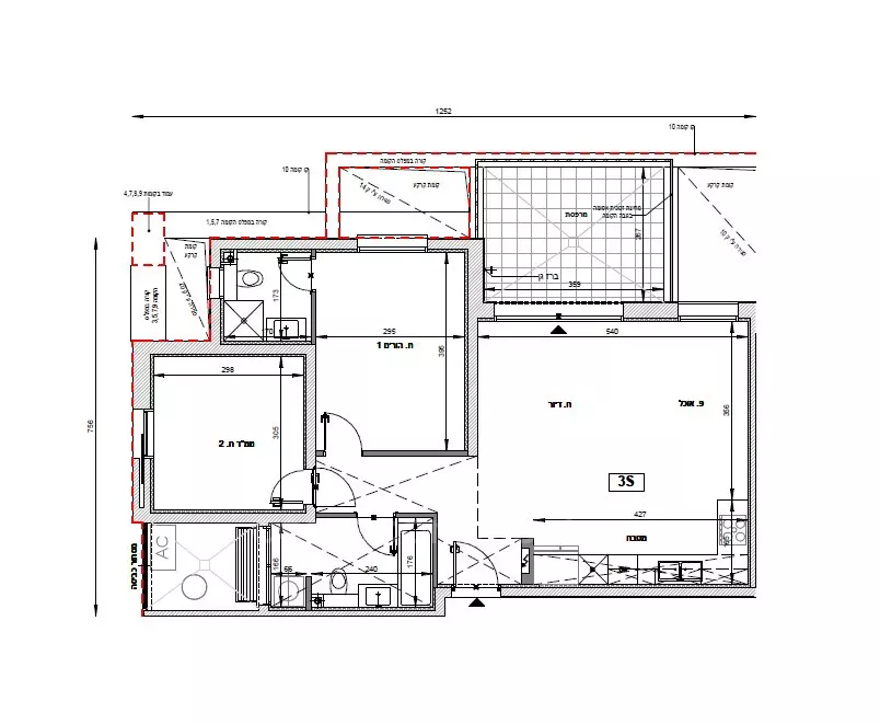 Apartment 3 rooms Guivat Shmuel Guivat Shmuel 342-IBL-6188