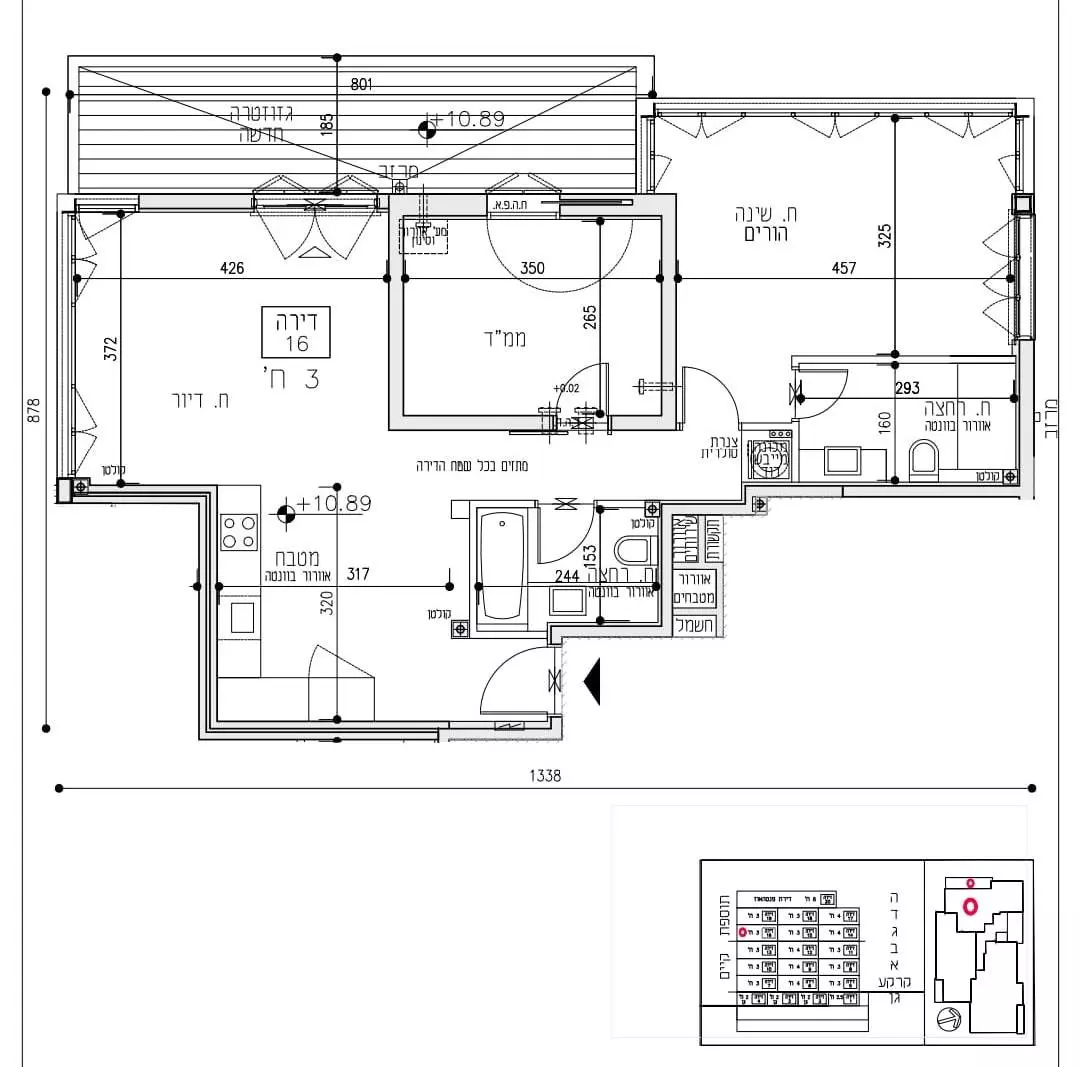 Apartment 3 rooms Tel Aviv Rothshild 342-IBL-6251