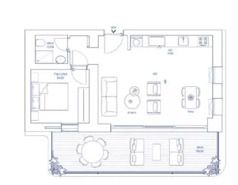 Apartment 2 rooms Bat yam Bat yam 342-IBL-6300