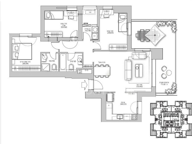Mini-Penthouse 4 Rooms Bat yam Bat yam 342-IBL-6327