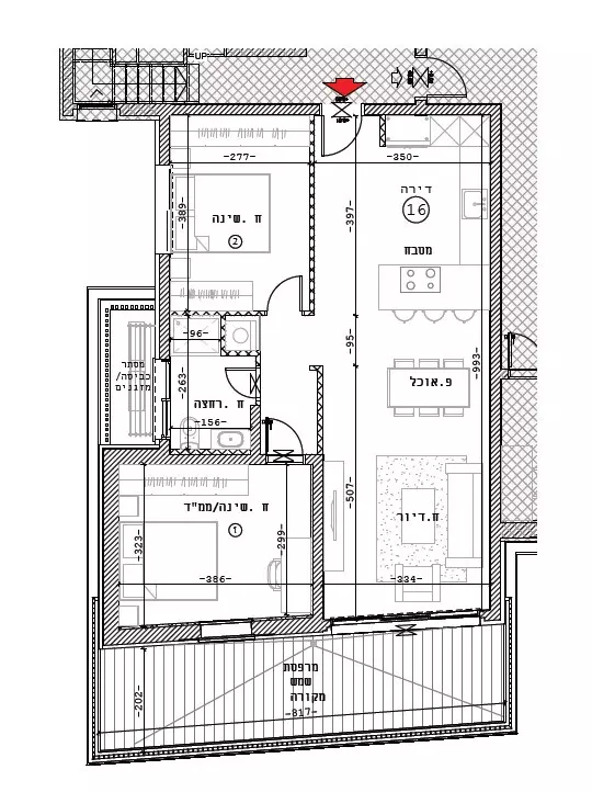 Apartment 2 rooms Bat yam Bat yam 342-IBL-6581