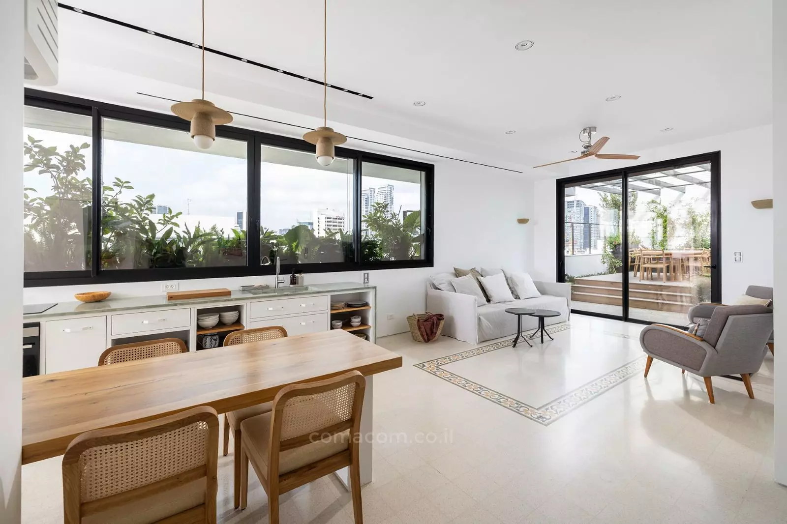 Duplex-Penthouse 4 Rooms Tel Aviv City center 342-IBL-6674