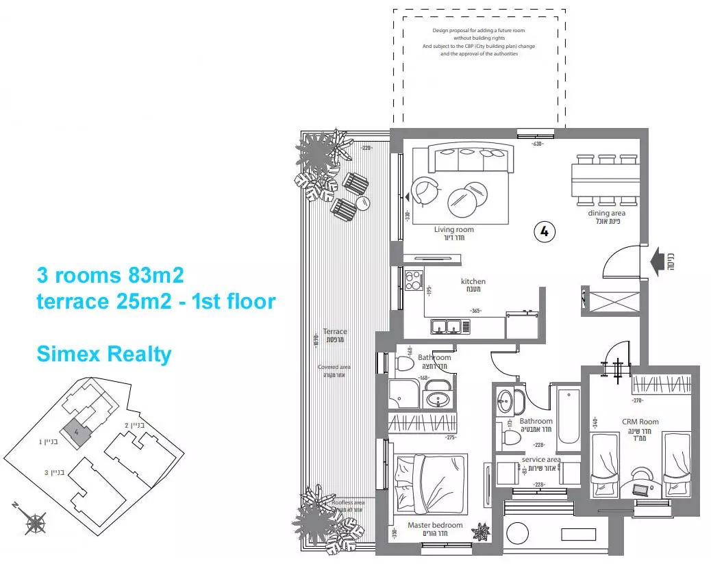 Apartment 3 rooms Ramat Bet Shemesh Ramat Bet Shemesh 427-IBL-642