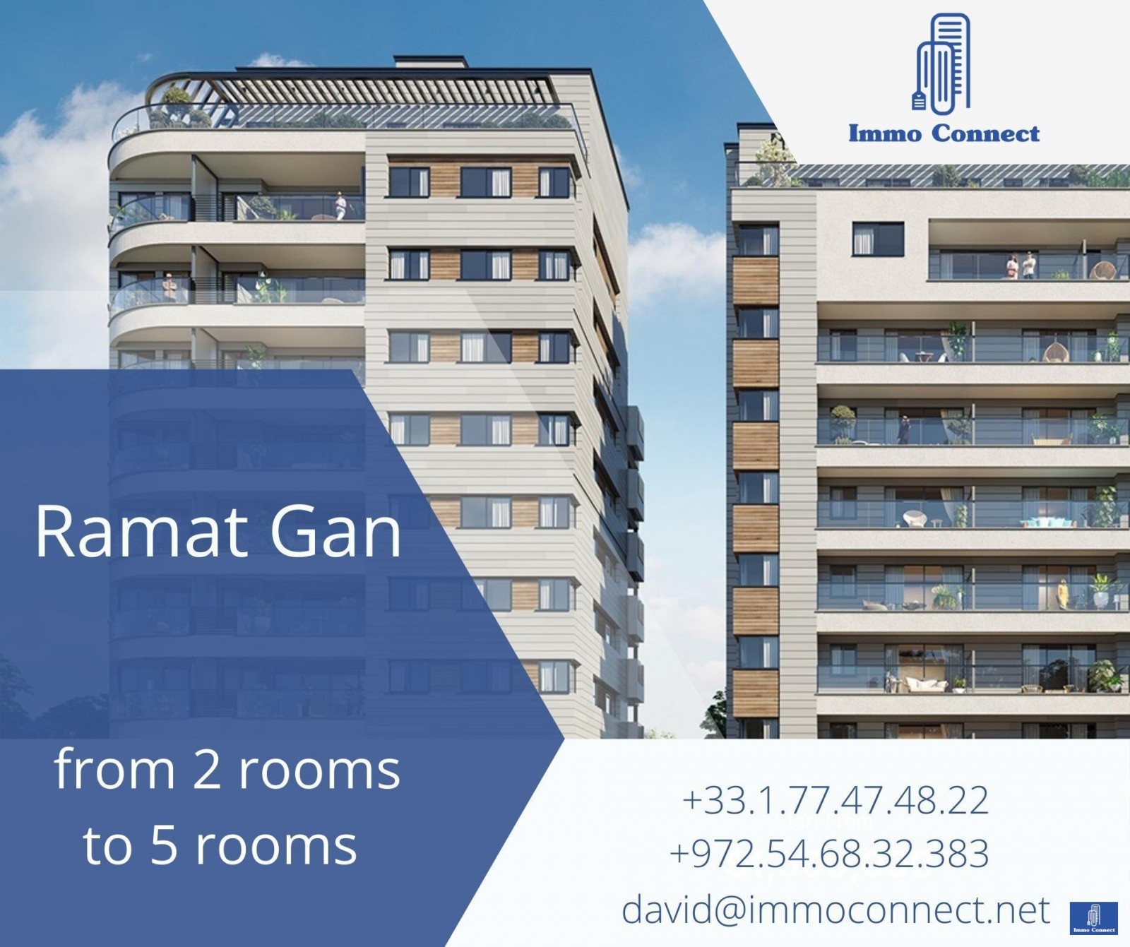 Apartment 2 Rooms Ramat Gan Ramat gan 440-IBL-358