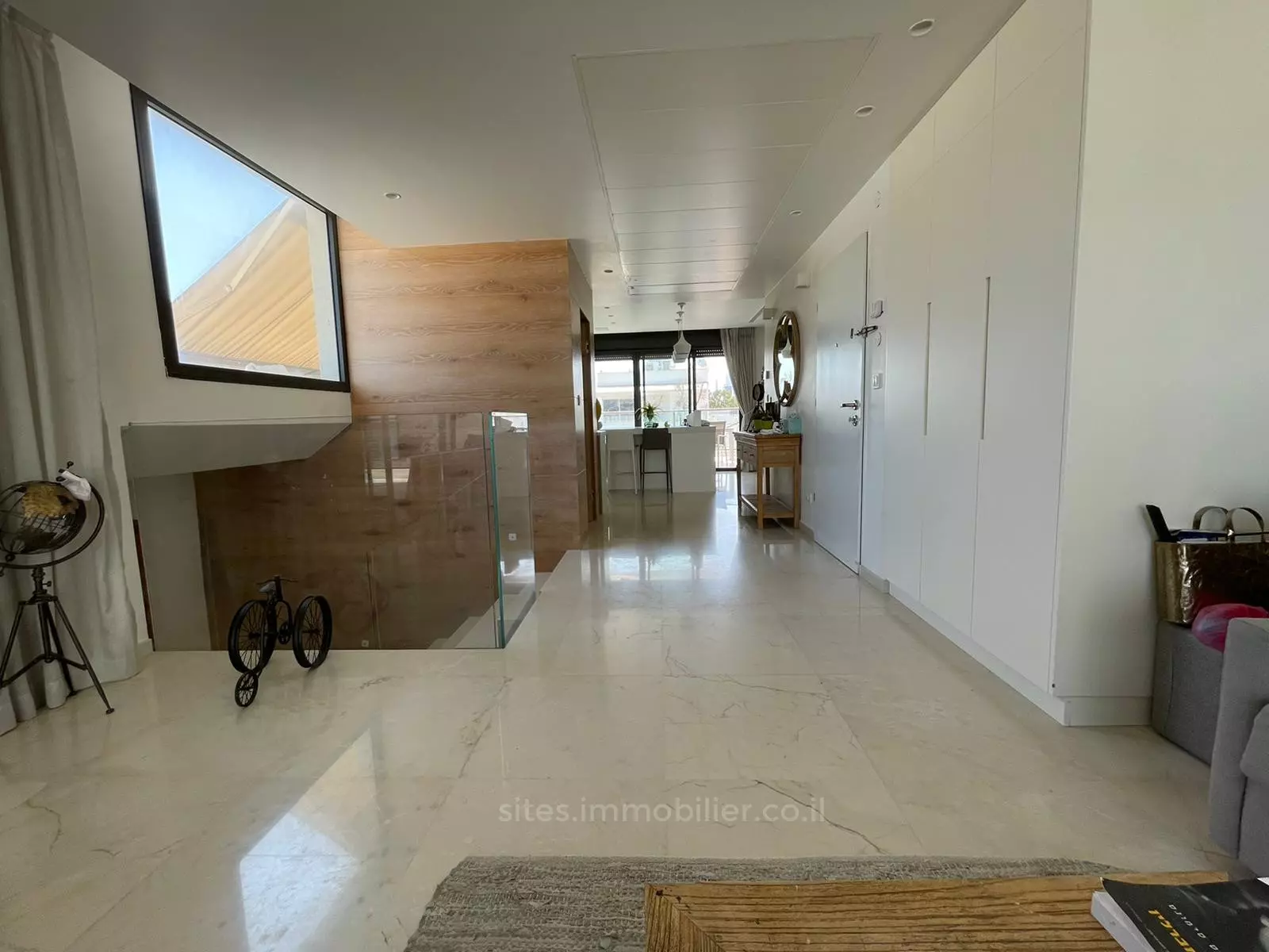 Duplex-Penthouse 4 rooms Tel Aviv City center 457-IBL-1308