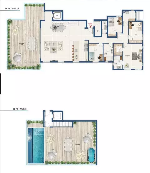 Apartment 5 rooms Ashdod Marina 511-IBL-1683