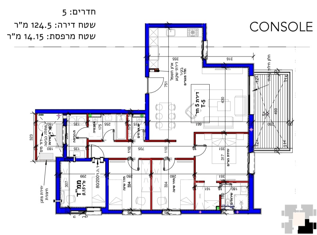Apartment 5 Rooms Jerusalem Arnona 524-IBL-22
