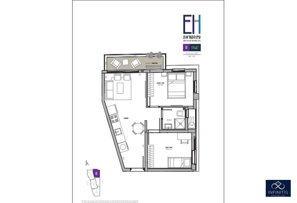 Apartment 3 Rooms Tel Aviv Florentine 527-IBL-153