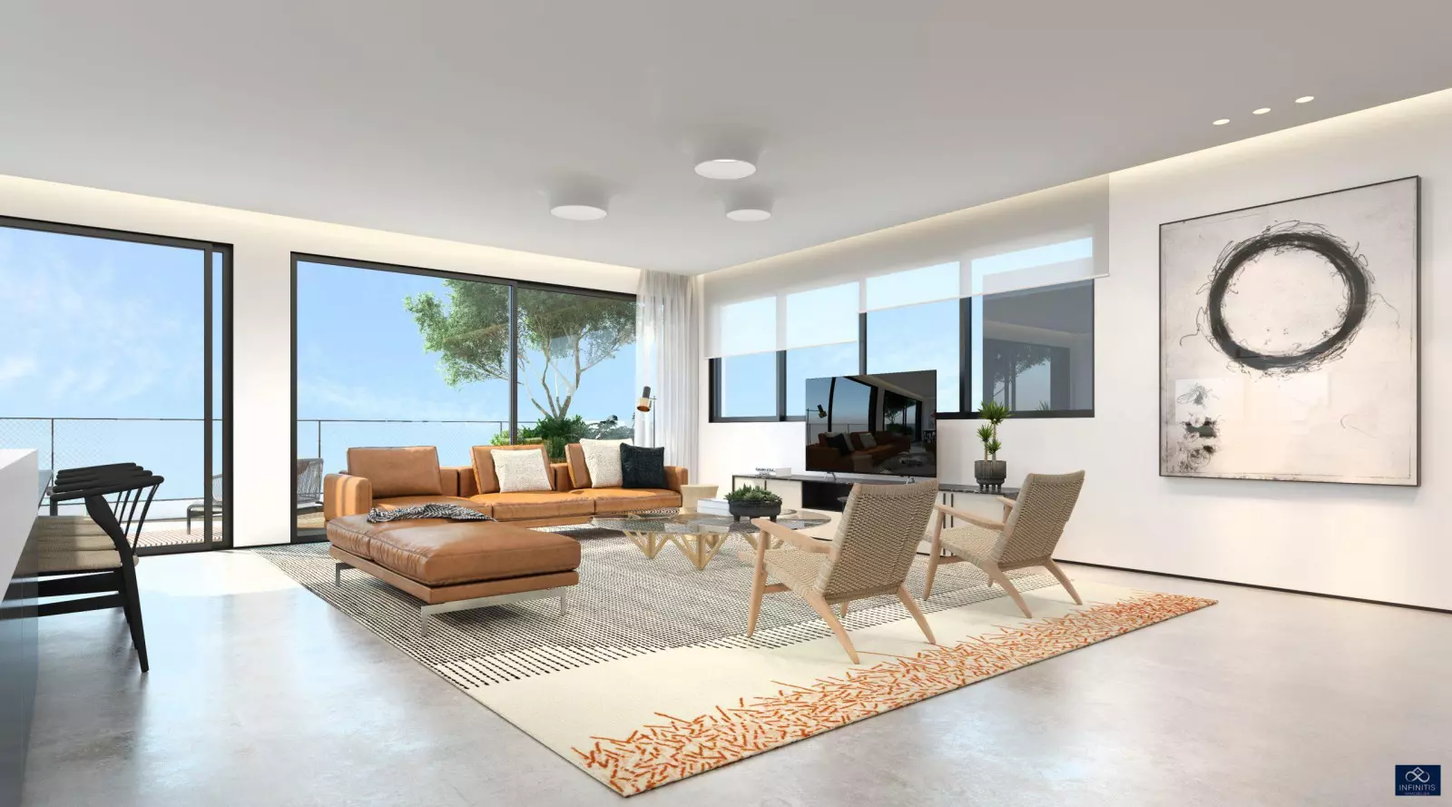 Apartment 3 rooms Tel Aviv Kikar Hamedina 527-IBL-72