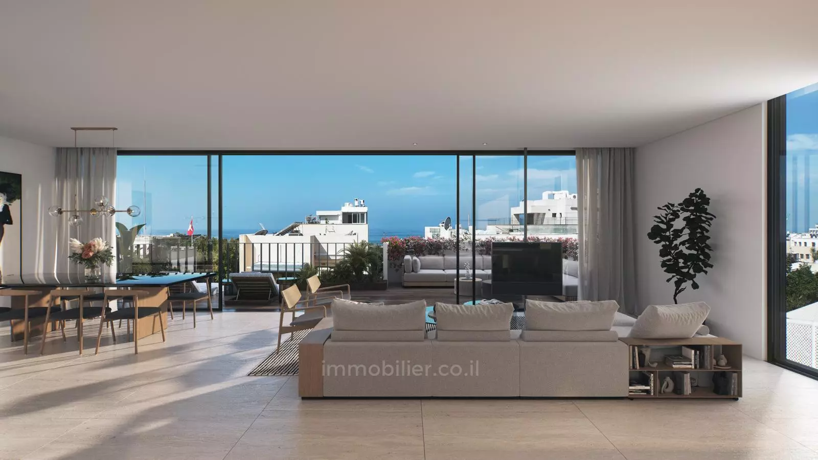 Penthouse 4 Rooms Tel Aviv quarter of the sea 601-IBL-16